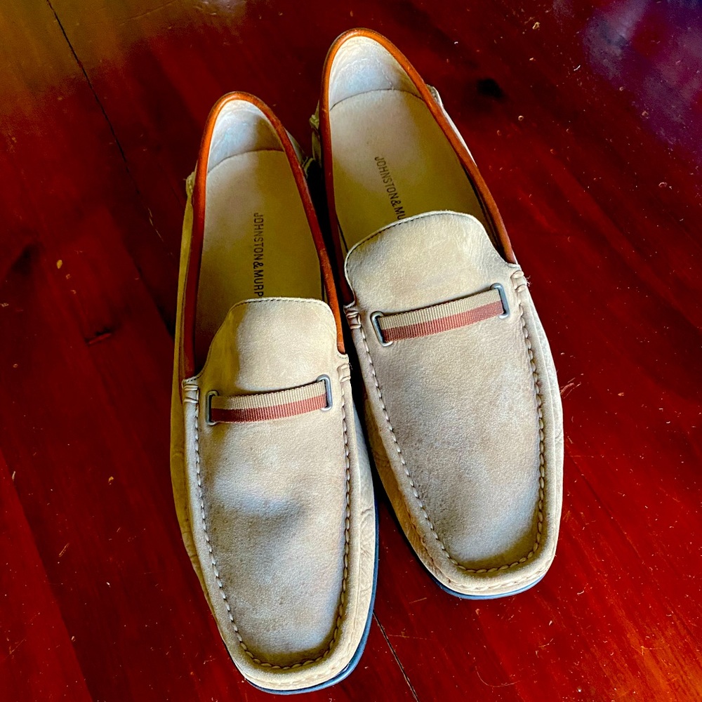 Johnston & Murphy Suede Loafers Sz 10.5.